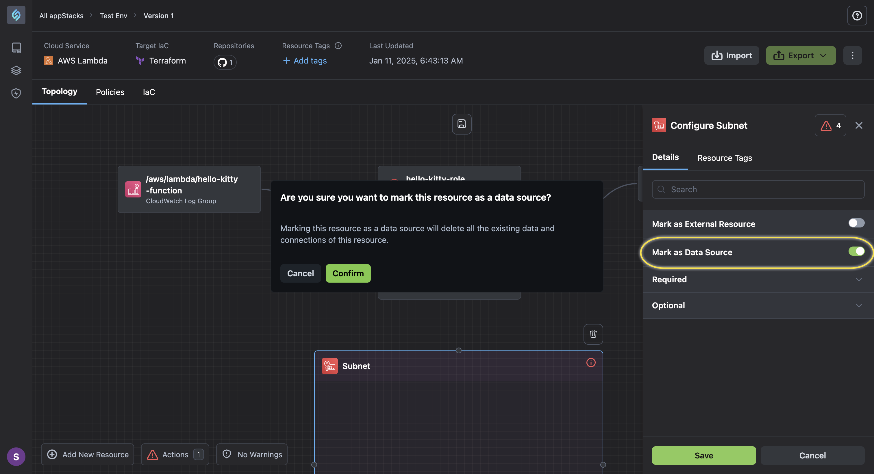 External Data Source