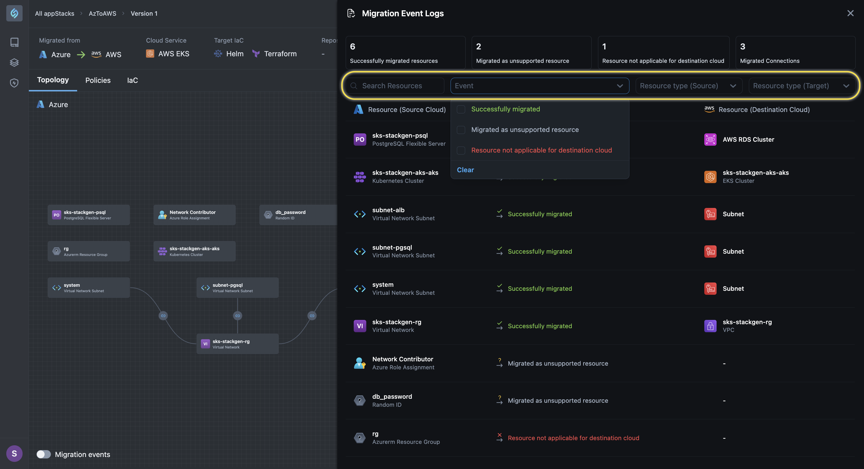 Migration Event Logs2
