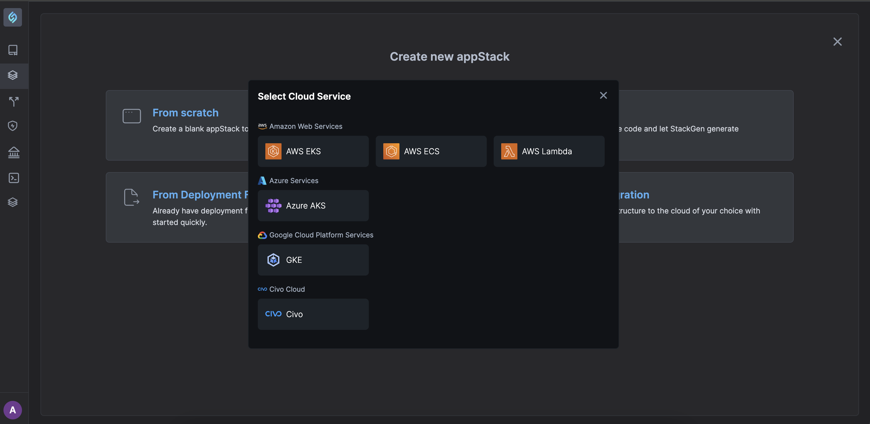 Select cloud