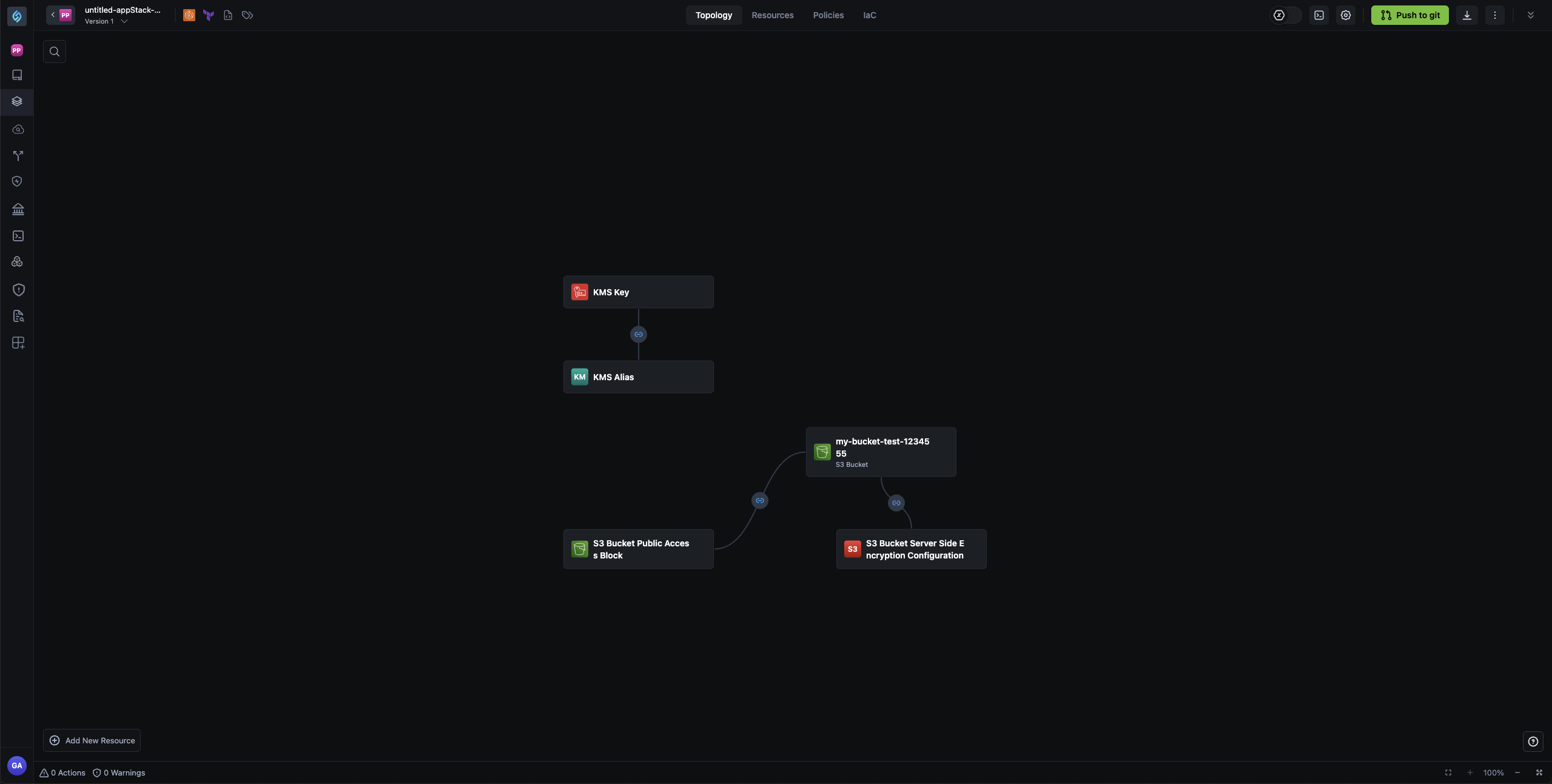 appStack from discovery