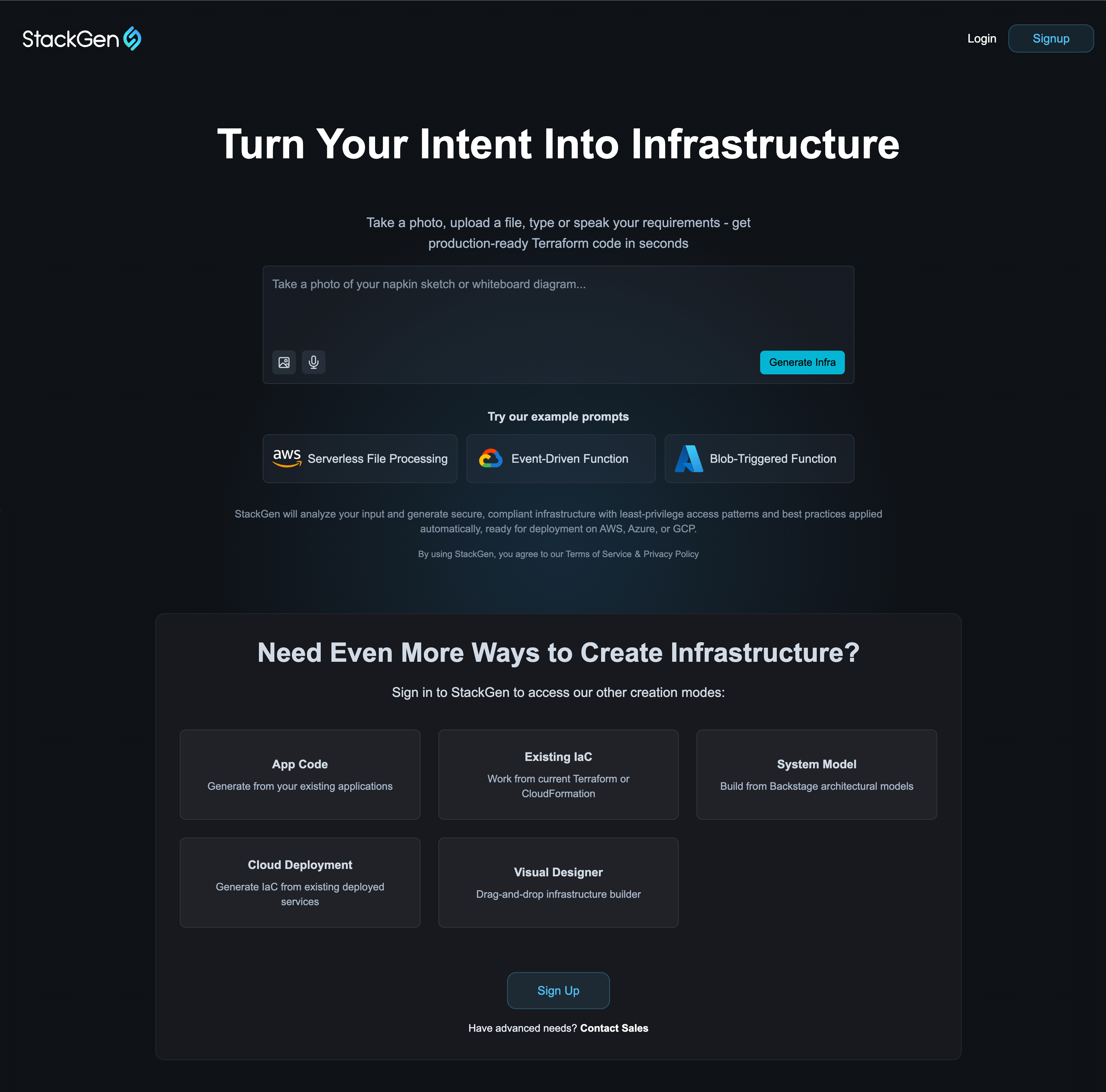 Intent2Infra
